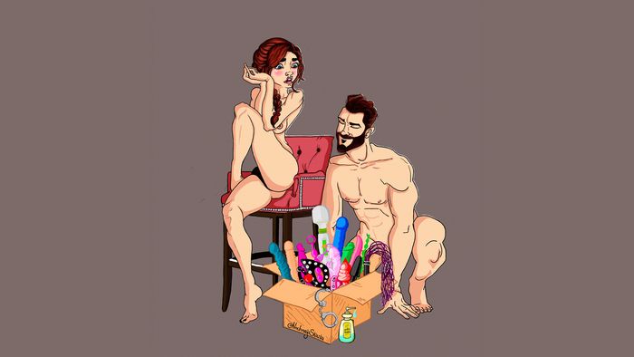 Порно рисунки секса